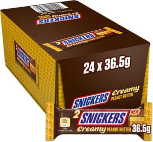 Snickers Import Creamy Peanut Butter Chocolate Bar 36.5g 24ct